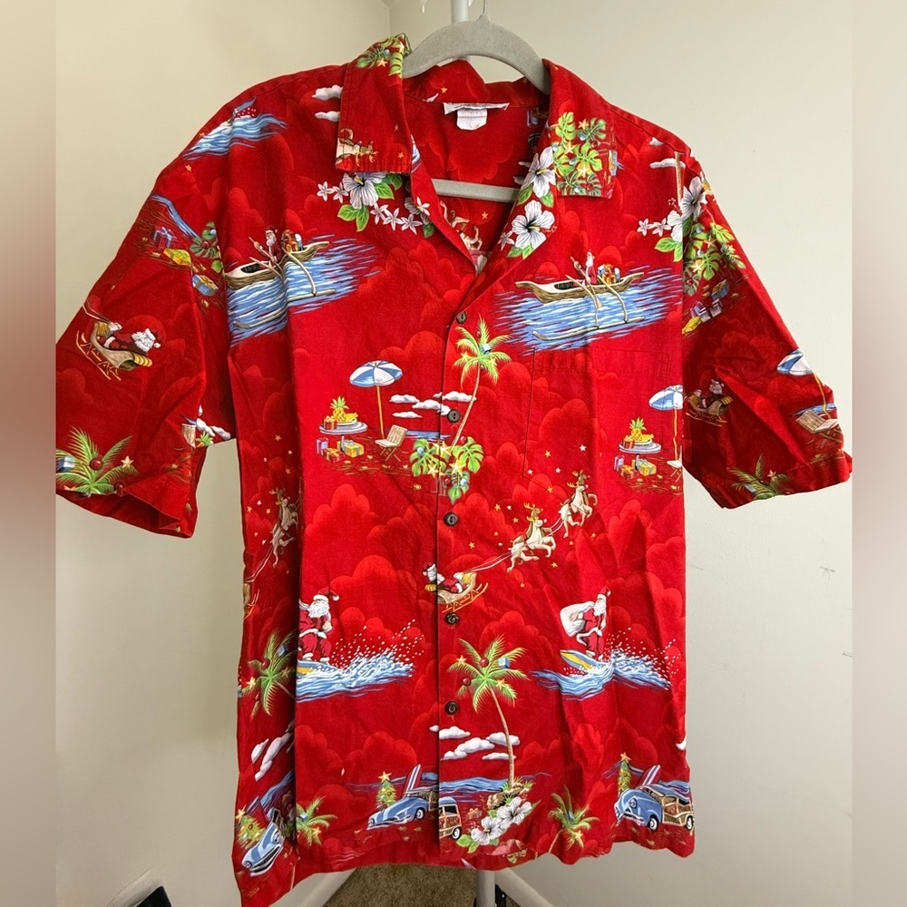 Pacific Legend Christmas Classic Hawaiian shirt Christmas in July party med